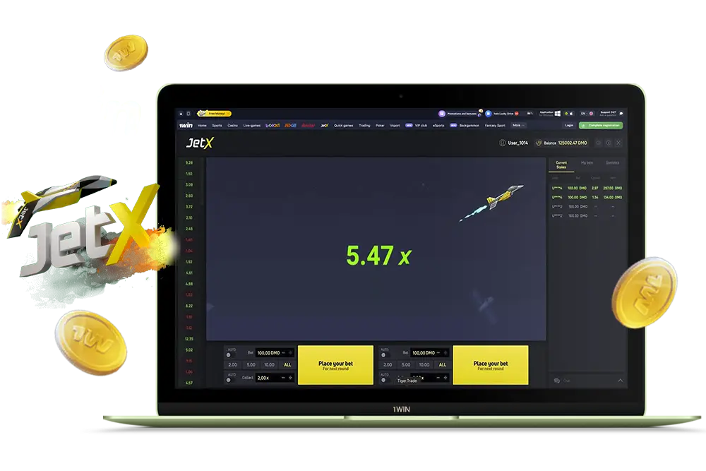 JetX game 1win