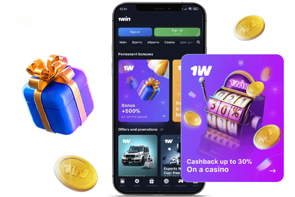 Cashback On Casino 1win